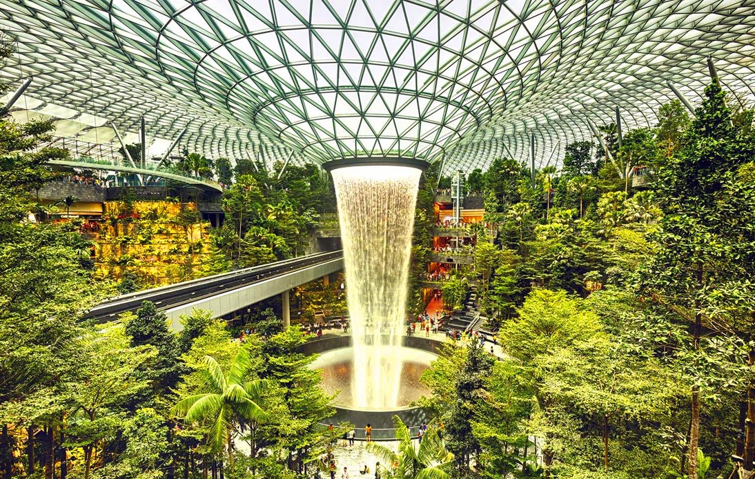 Jewel Waterfall Changi Airport