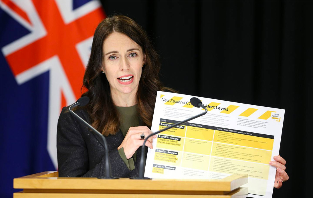 Jacinda Ardern reports the COVID-19 situation in New Zealand